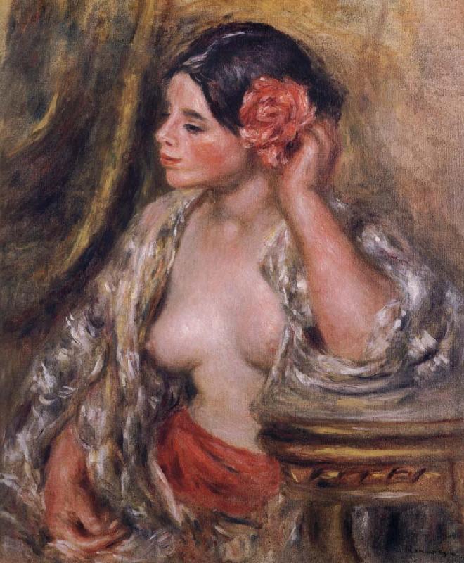 Pierre-Auguste Renoir Gabrielle a Sa Coiffure oil painting picture